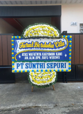 Papan Bunga Duka di Cubadak Air