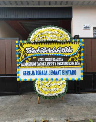 Papan Bunga Duka di Cubadak Air